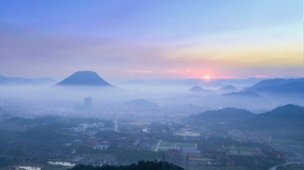 八面山日出